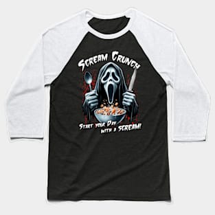 Ghostly Goodness: Scream Crunch Ghostface Cereal T-Shirt Baseball T-Shirt